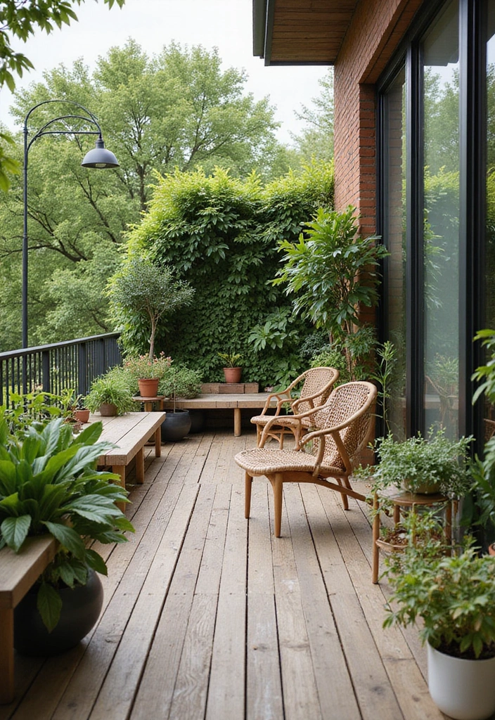 29 First Floor Balcony Ideas That Feel Elegant & Breezy 29 29 First Floor Balcony Ideas That Feel Elegant & Breezy - 29. Eco-Friendly Solutions