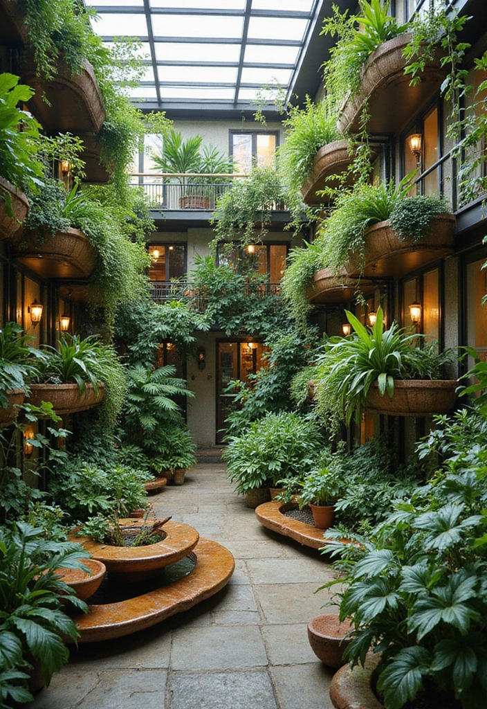 29 First Floor Balcony Ideas That Feel Elegant & Breezy 4 29 First Floor Balcony Ideas That Feel Elegant & Breezy - 4. Lush Greenery Retreat