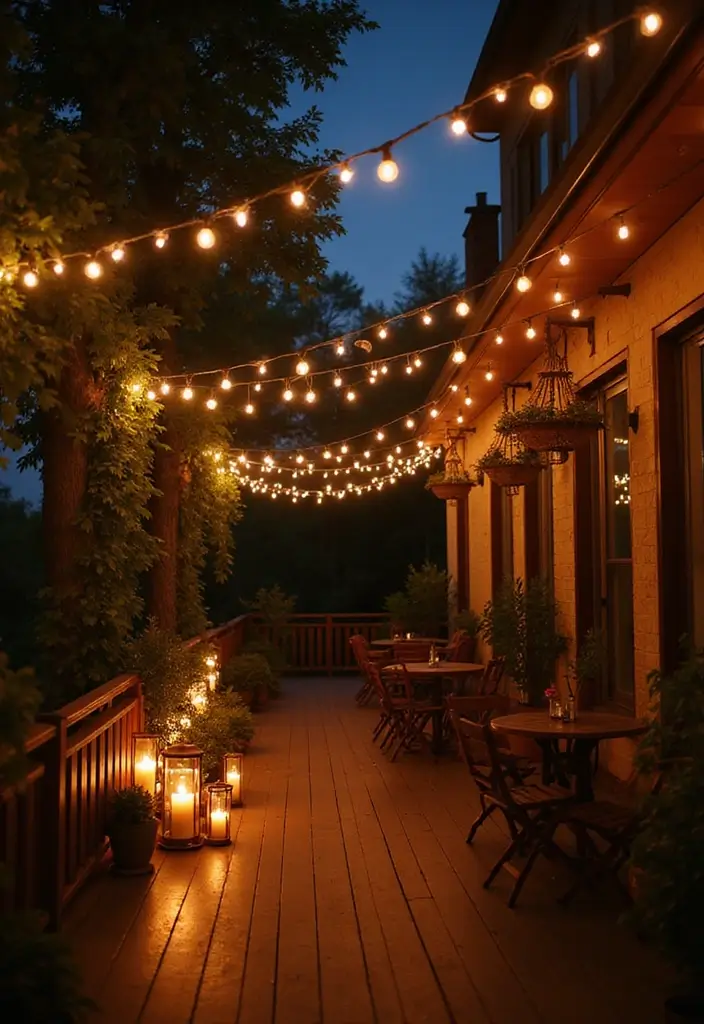 29 First Floor Balcony Ideas That Feel Elegant & Breezy 6 29 First Floor Balcony Ideas That Feel Elegant & Breezy - 6. Elegant Lighting Options