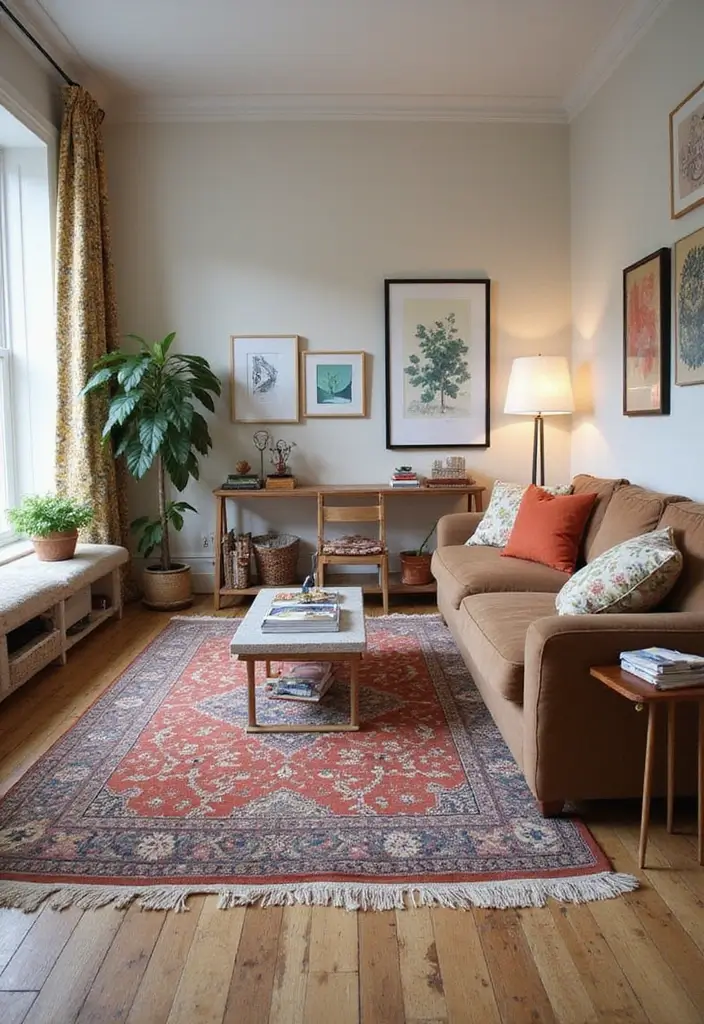 29 Floor Designs That Transform Any Room Into Chic Spaces 18 29 Floor Designs That Transform Any Room Into Chic Spaces - 18. Eclectic Mix and Match