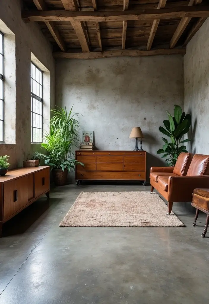 29 Floor Designs That Transform Any Room Into Chic Spaces 4 29 Floor Designs That Transform Any Room Into Chic Spaces - 4. Stylish Stained Concrete
