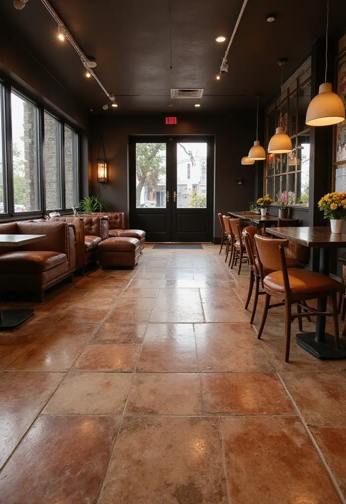 29 Floor Ideas That Inspire Every Room In The House 13 29 Floor Ideas That Inspire Every Room In The House - 13. Leather Tiles