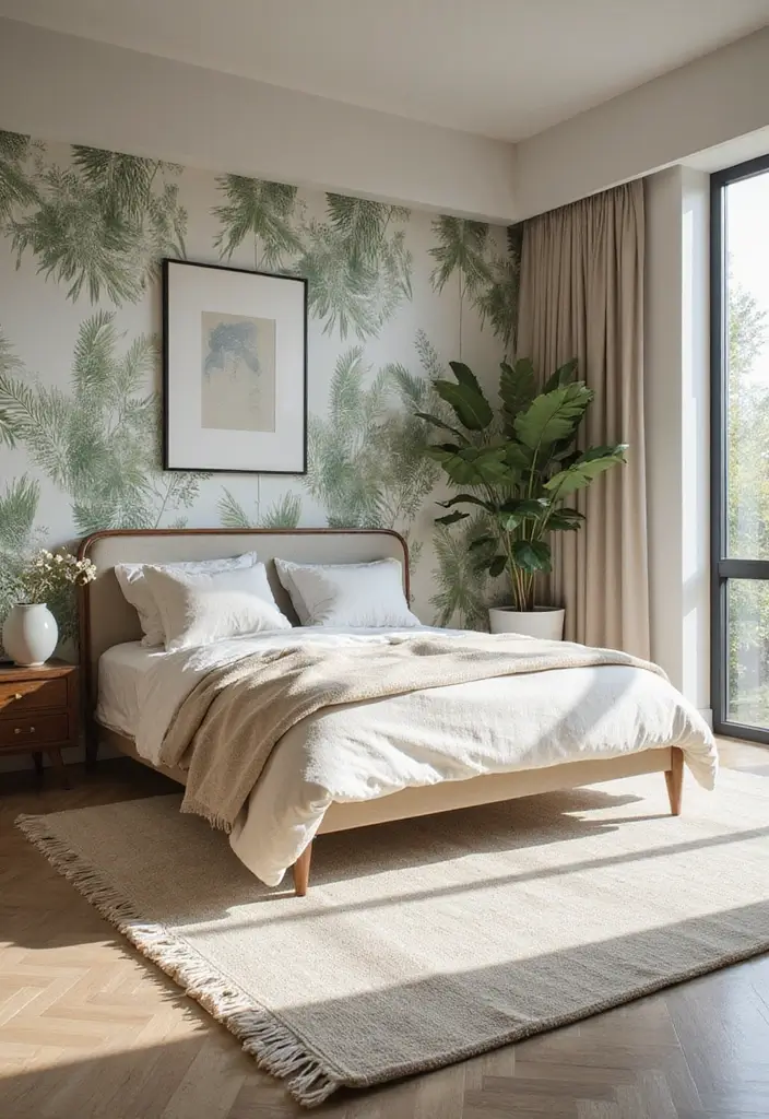 29 Floor Ideas That Inspire Every Room In The House 23 29 Floor Ideas That Inspire Every Room In The House - 23. Nature-Inspired Wallpapers
