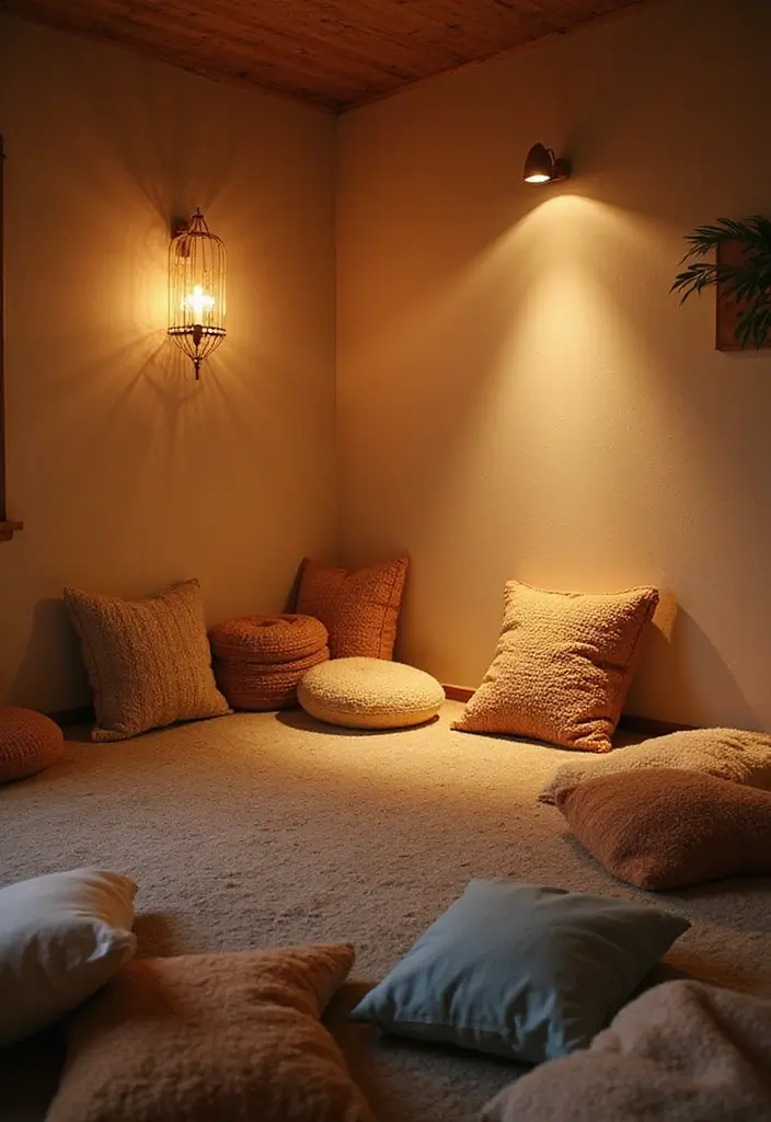 29 Floor Seating Ideas That Make Small Spaces Work 22 29 Floor Seating Ideas That Make Small Spaces Work - 22. Floor Seating in Nooks