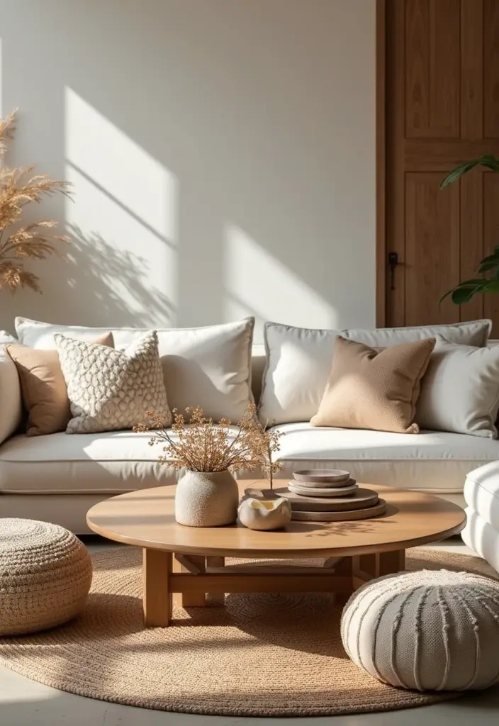 29 Floor Seating Ideas That Make Small Spaces Work 5 29 Floor Seating Ideas That Make Small Spaces Work - 5. Low Tables with Floor Seating