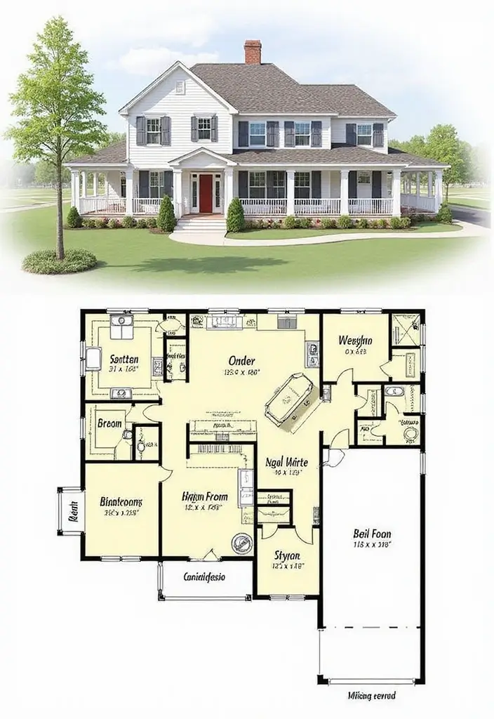 29 House Floor Plans 2 Story That Families Will Love 10 29 House Floor Plans 2 Story That Families Will Love - 10. The Family Farmhouse