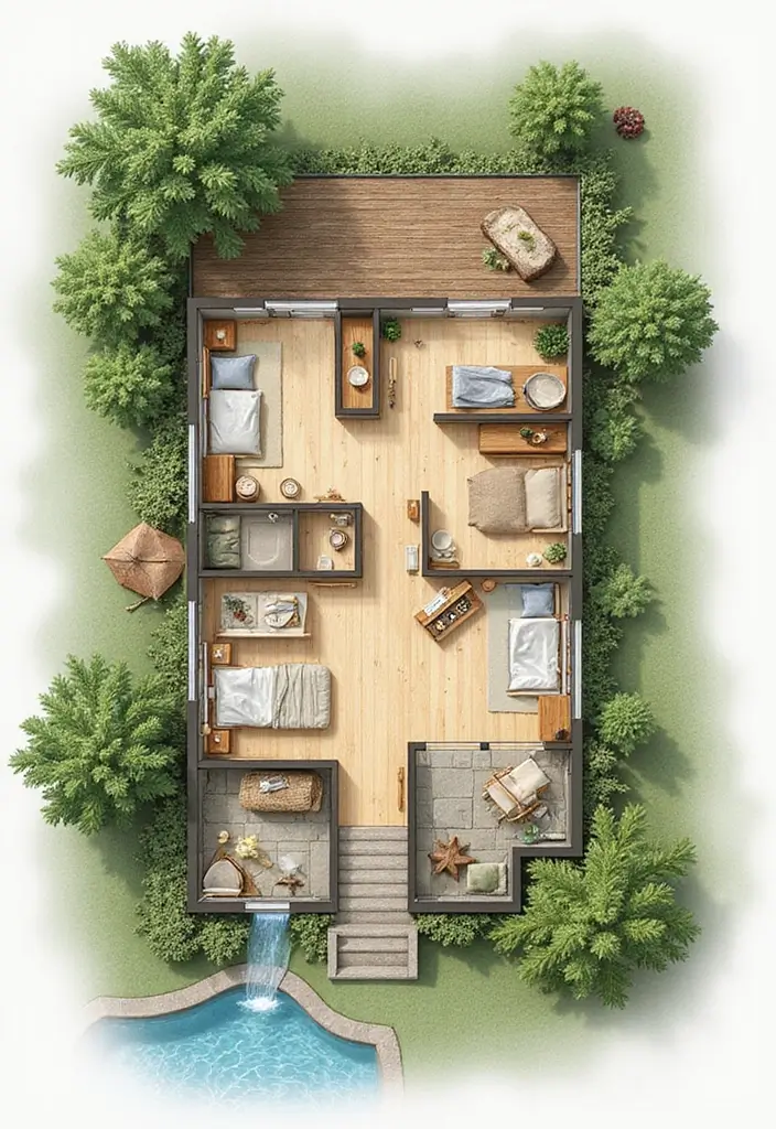 29 House Floor Plans 2 Story That Families Will Love 21 29 House Floor Plans 2 Story That Families Will Love - 21. The Peaceful Sanctuary