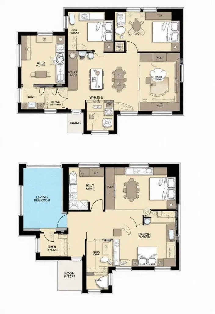 29 House Floor Plans 2 Story That Families Will Love 5 29 House Floor Plans 2 Story That Families Will Love - 5. The Open-Concept Dream