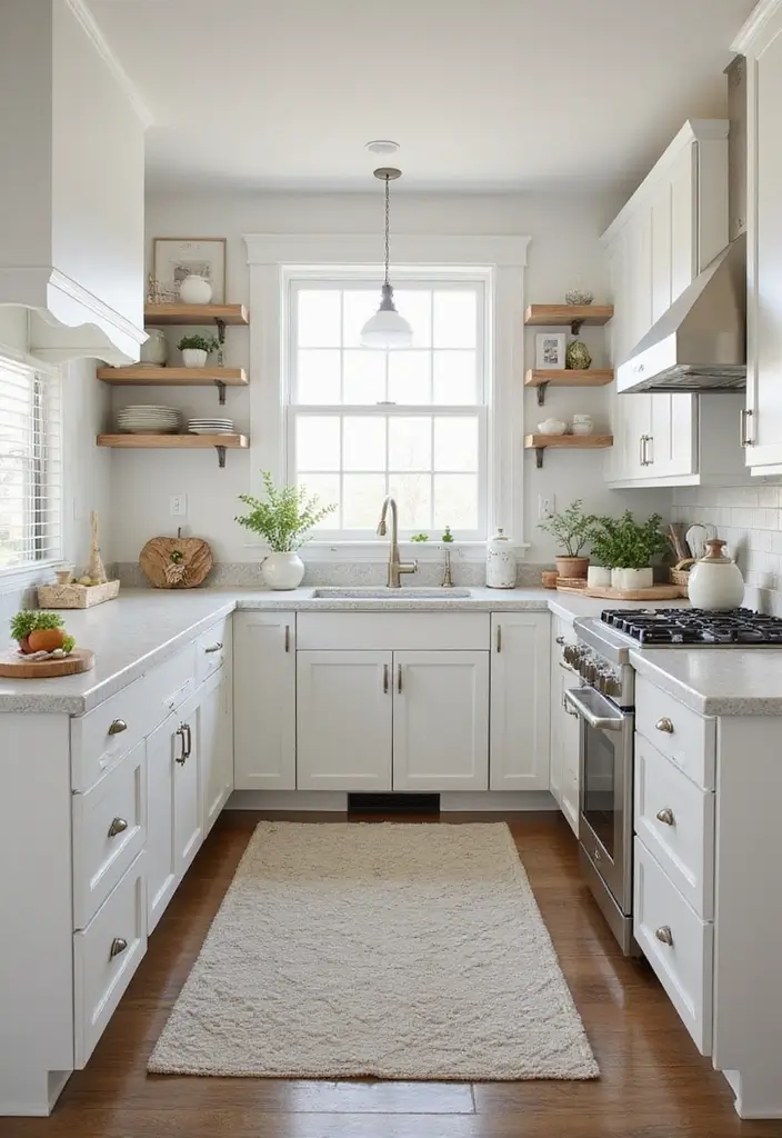 29 Kitchen Floor Plans That Maximize Function & Flow 15 29 Kitchen Floor Plans That Maximize Function & Flow - 15. Coastal Kitchen Vibes for a Relaxed Feel