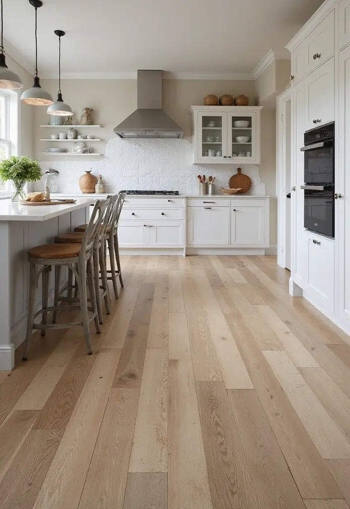 29 Kitchen Floor Plans That Maximize Function & Flow 26 29 Kitchen Floor Plans That Maximize Function & Flow - 26. Kitchen Flooring Choices for Style and Function