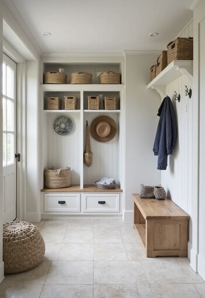 29 Mudroom Floor Inspirations That Balance Function & Style 19 29 Mudroom Floor Inspirations That Balance Function & Style - 19. Functional Grout-Free Flooring