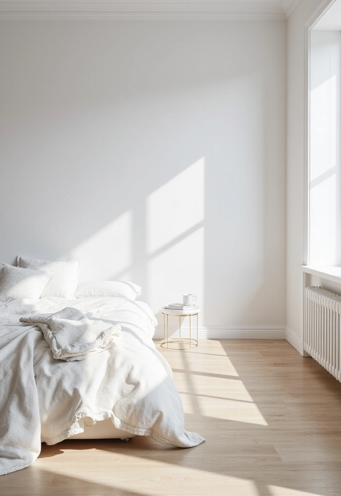 29 Wooden Floor Bedroom Designs That Never Go Out of Style 27 29 Wooden Floor Bedroom Designs That Never Go Out of Style - 27. Classic White Bedroom