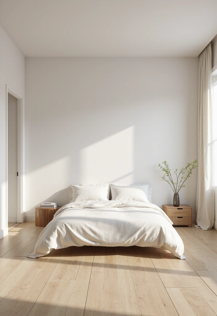 29 Wooden Floor Bedroom Designs That Never Go Out of Style 6 29 Wooden Floor Bedroom Designs That Never Go Out of Style - 6. Minimalist Zen Space
