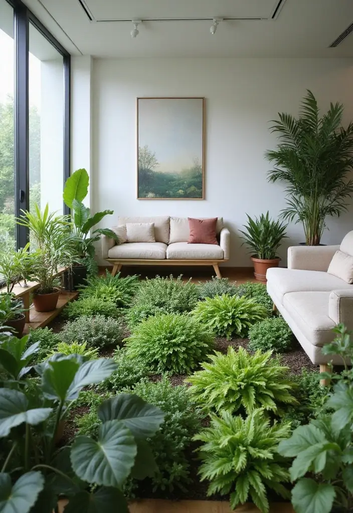 30 Floor Decoration Ideas That Instantly Upgrade Interiors 16 30 Floor Decoration Ideas That Instantly Upgrade Interiors - 16. Indoor Gardens with Living Floors