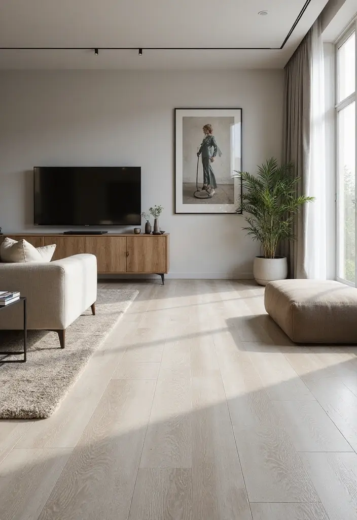 30 Floor Decoration Ideas That Instantly Upgrade Interiors 18 30 Floor Decoration Ideas That Instantly Upgrade Interiors - 18. Textured Vinyl for a Modern Twist