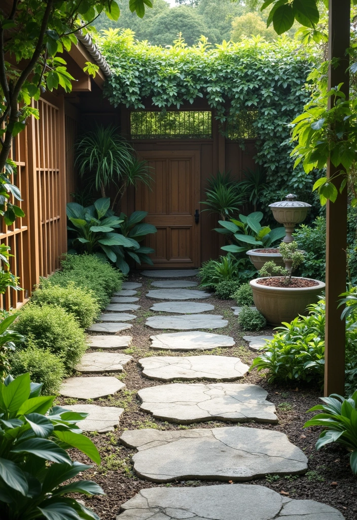 30 Floor Decoration Ideas That Instantly Upgrade Interiors 23 30 Floor Decoration Ideas That Instantly Upgrade Interiors - 23. Stone Mats for Outdoor Flooring