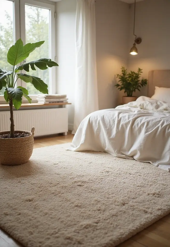 30 Floor Decoration Ideas That Instantly Upgrade Interiors 7 30 Floor Decoration Ideas That Instantly Upgrade Interiors - 7. Green Carpet for Eco-Friendly Comfort