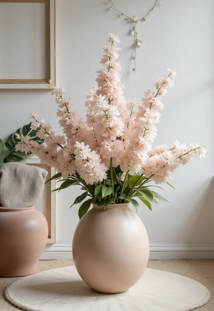 30 Floor Vase Decorating Ideas That Transform Corners 24 30 Floor Vase Decorating Ideas That Transform Corners - 24. Circular Vases