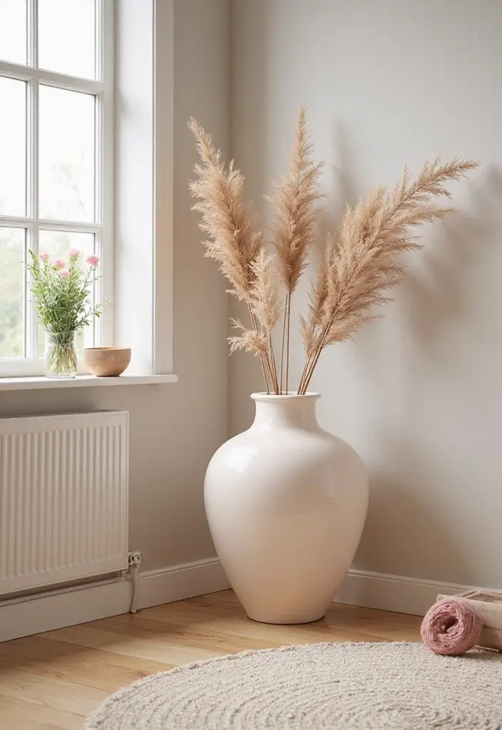 30 Floor Vase Decorating Ideas That Transform Corners 29 30 Floor Vase Decorating Ideas That Transform Corners - 29. Customizable Vases