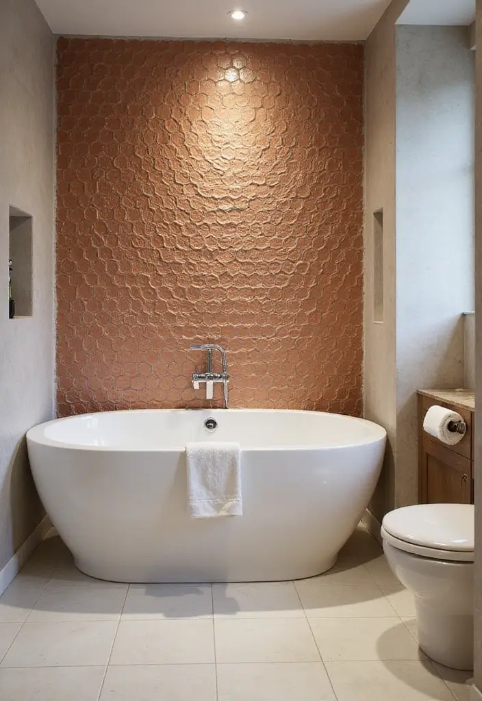 30 Hexagon Floor Tile Bathroom Ideas That Look Stunning 13 30 Hexagon Floor Tile Bathroom Ideas That Look Stunning - 13. Hexagon Tile Accent Walls