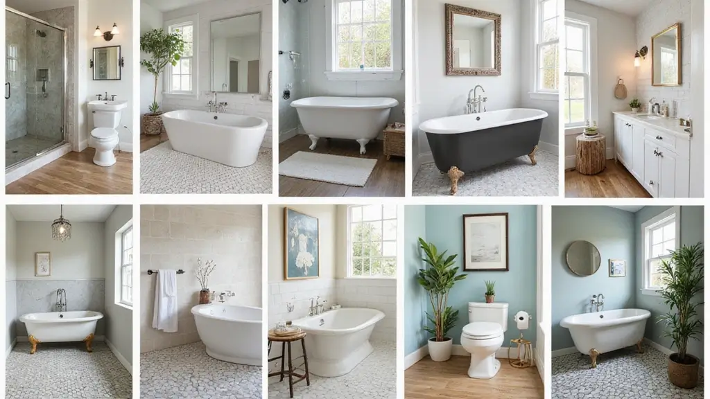 30 Hexagon Floor Tile Bathroom Ideas That Look Stunning