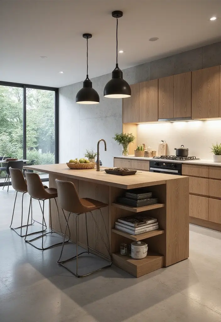 30 Kitchen Layouts with Island Floor Plans That Are Genius 19 30 Kitchen Layouts with Island Floor Plans That Are Genius - 19. The Multi-Purpose Island