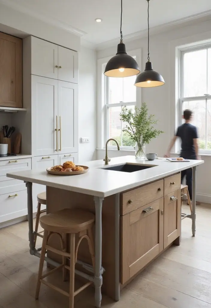 30 Kitchen Layouts with Island Floor Plans That Are Genius 23 30 Kitchen Layouts with Island Floor Plans That Are Genius - 23. The Customizable Island