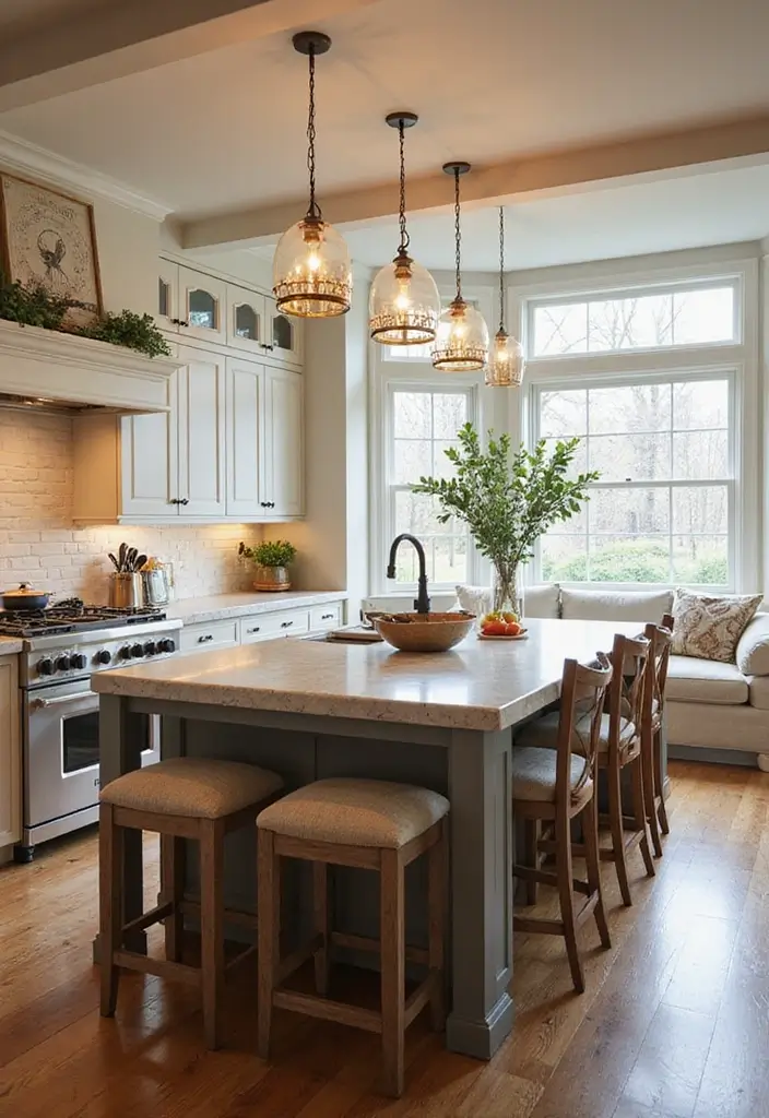 30 Kitchen Layouts with Island Floor Plans That Are Genius 28 30 Kitchen Layouts with Island Floor Plans That Are Genius - 28. The Cozy Nook Island
