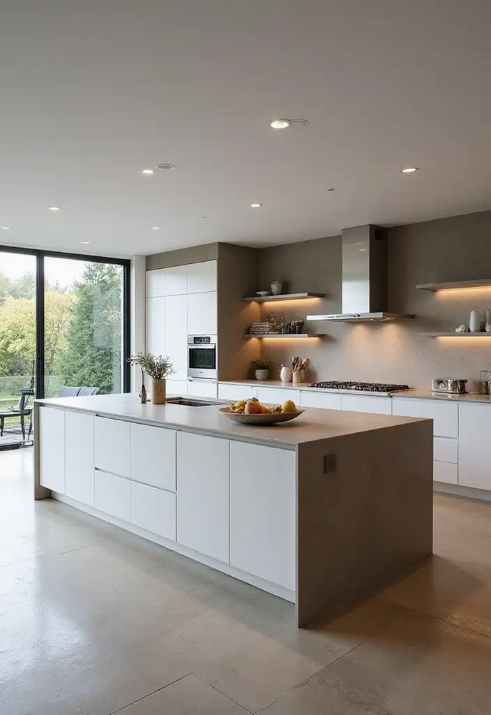 30 Kitchen Layouts with Island Floor Plans That Are Genius 6 30 Kitchen Layouts with Island Floor Plans That Are Genius - 6. The Stylish Floating Island