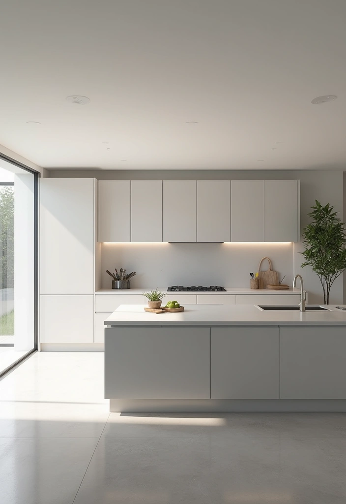 30 Kitchen Layouts with Island Floor Plans That Are Genius 8 30 Kitchen Layouts with Island Floor Plans That Are Genius - 8. The Minimalist Island