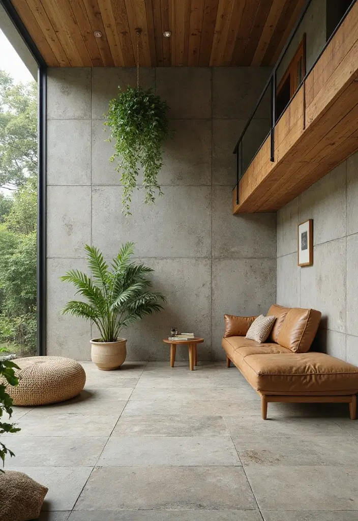 30 Tile Floor Living Room Designs That Add Texture 11 30 Tile Floor Living Room Designs That Add Texture - 11. Eco-Friendly Options