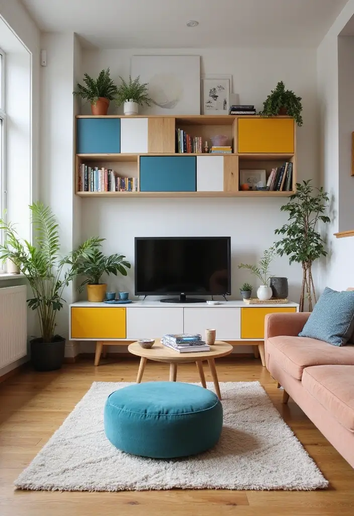30 Two-Bedroom Floor Plans That Optimize Small Spaces 12 30 Two-Bedroom Floor Plans That Optimize Small Spaces - 12. Color Coding for Organization
