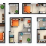 30 Two-Bedroom Floor Plans That Optimize Small Spaces