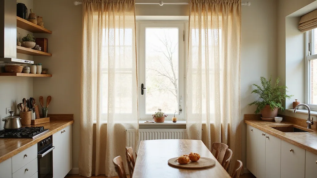 10 Curtain Ideas for Kitchens That Add Soft Light and Character