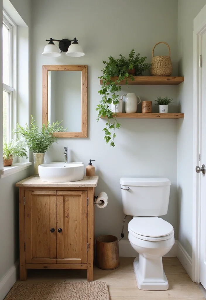 10 Half Bathroom Ideas for Polished Looks in a Small Footprint 78 10 Half Bathroom Ideas for Polished Looks in a Small Footprint - 8. Eco-Friendly Choices