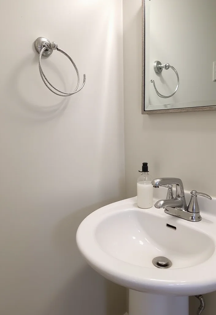 10 Half Bathroom Ideas for Polished Looks in a Small Footprint 89 10 Half Bathroom Ideas for Polished Looks in a Small Footprint - 9. Stylish Fixtures with Functionality