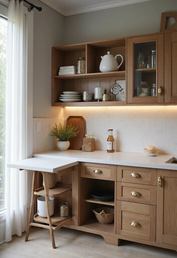 10 Kitchen Desk Ideas for a Useful Work Zone in Limited Space 78 10 Kitchen Desk Ideas for a Useful Work Zone in Limited Space 8. Integrated Desk Solutions