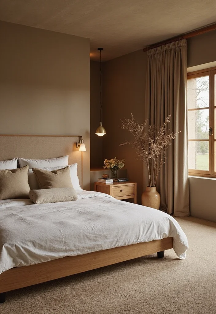 12 Basement Bedroom Ideas for Warm Inviting Retreats 67 12 Basement Bedroom Ideas for Warm Inviting Retreats - 7. Serene Zen Retreat