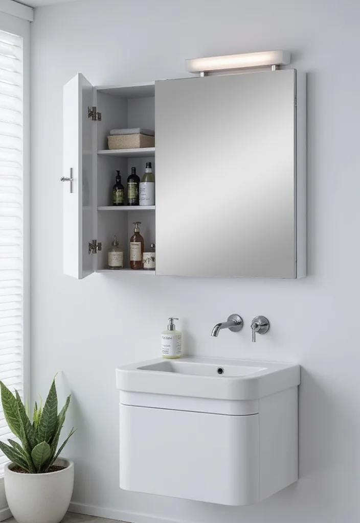 12 Bathroom Shelving Ideas for Added Storage Without Bulk 78 12 Bathroom Shelving Ideas for Added Storage Without Bulk - 8. Wall-Mounted Cabinets