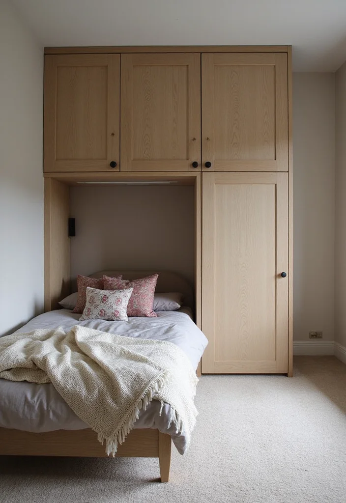 12 Bedroom Bed Ideas for Better Layout Comfort and Style 23 12 Bedroom Bed Ideas for Better Layout Comfort and Style - 3. Murphy Beds for Dual-Purpose Rooms