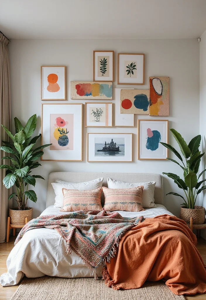 12 Bedroom Poster Ideas for Creative Personalized Walls 23 12 Bedroom Poster Ideas for Creative Personalized Walls 3. Abstract Art Prints