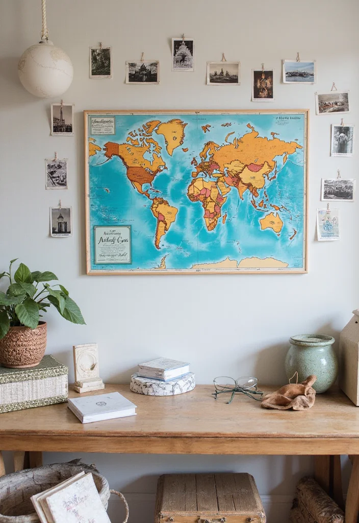 12 Bedroom Poster Ideas for Creative Personalized Walls 56 12 Bedroom Poster Ideas for Creative Personalized Walls 6. Travel Postcards and Maps