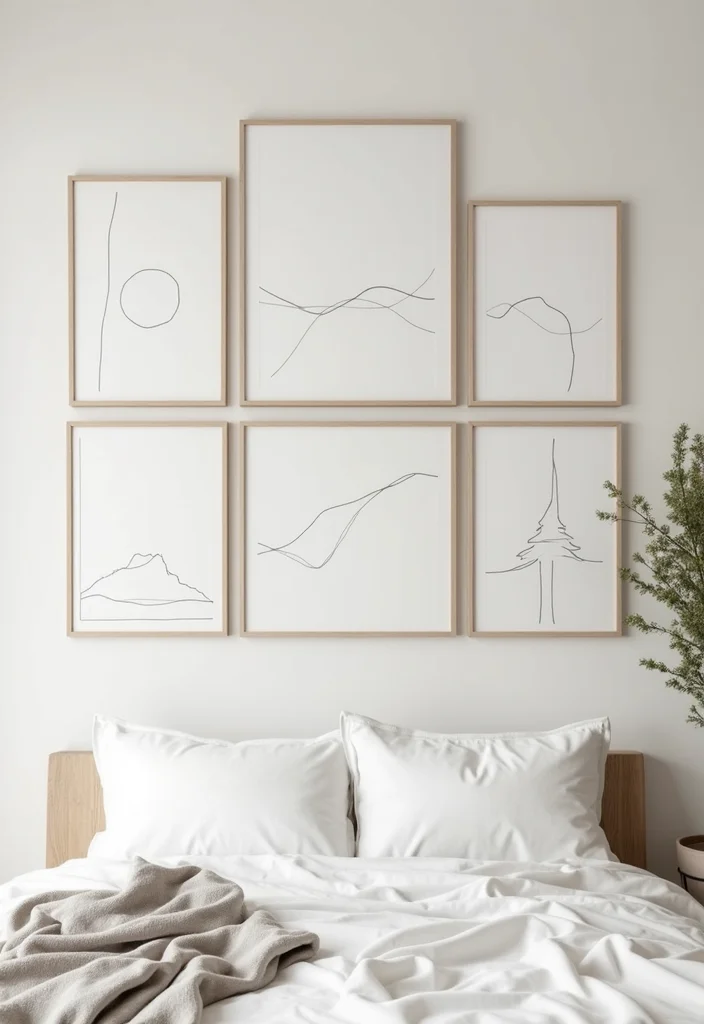 12 Bedroom Poster Ideas for Creative Personalized Walls 67 12 Bedroom Poster Ideas for Creative Personalized Walls 7. Minimalist Line Art