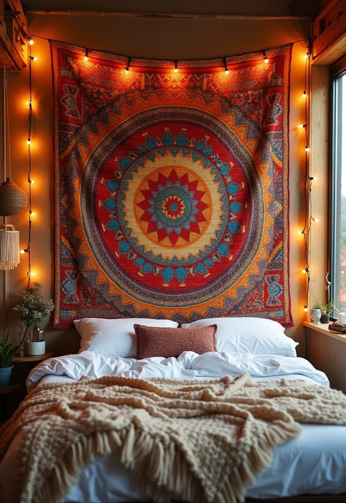 12 Bedroom Poster Ideas for Creative Personalized Walls 89 12 Bedroom Poster Ideas for Creative Personalized Walls 9. Colorful Textile Wall Hangings