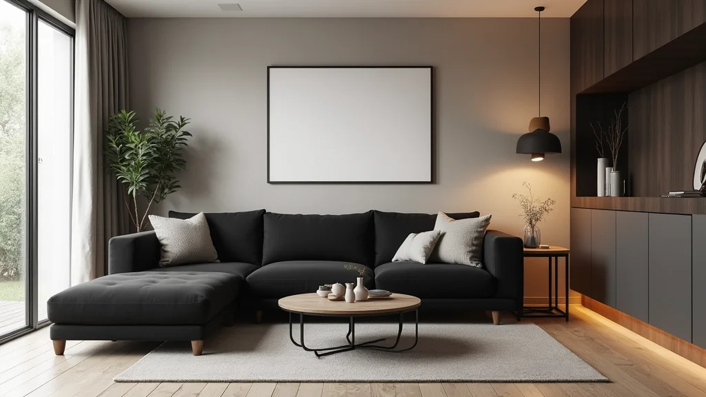 12 Black Couches Living Room Ideas for Sharp Modern Interiors