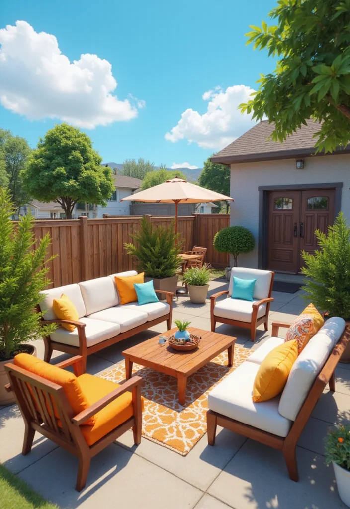 12 Bloxburg Backyard Ideas for Easy Creative Outdoor Builds 111 12 Bloxburg Backyard Ideas for Easy Creative Outdoor Builds - 11. Stylish Outdoor Furniture