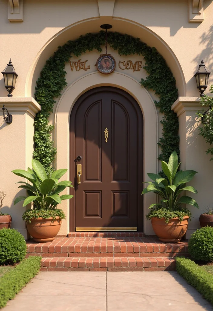 12 Bloxburg Backyard Ideas for Easy Creative Outdoor Builds 122 12 Bloxburg Backyard Ideas for Easy Creative Outdoor Builds - 12. Inviting Entryway