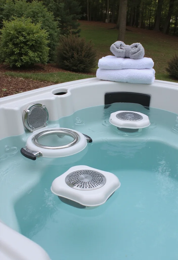 12 Hot Tub Backyard Ideas for Cozy Evenings and Relaxation 111 12 Hot Tub Backyard Ideas for Cozy Evenings and Relaxation - 11. Hot Tub Accessories Galore