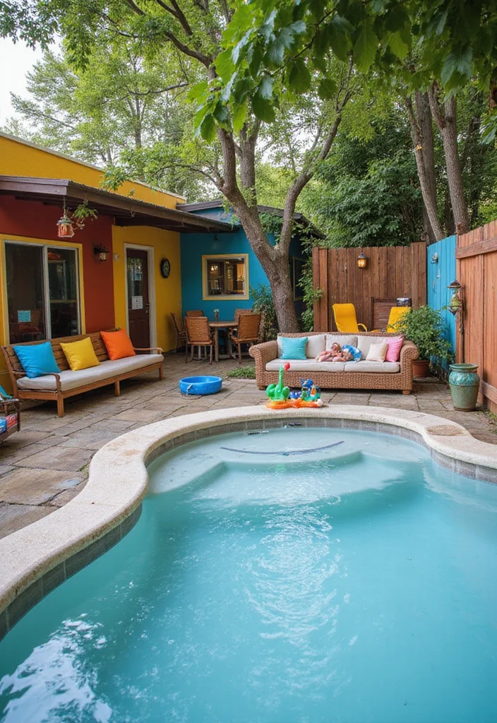 12 Hot Tub Backyard Ideas for Cozy Evenings and Relaxation 89 12 Hot Tub Backyard Ideas for Cozy Evenings and Relaxation - 9. Family Fun Zone