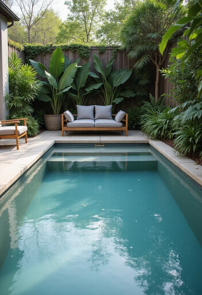 12 Small Backyard Pool Ideas for Smart Space Efficient Designs - 1. Plunge Pools for Compact Spaces